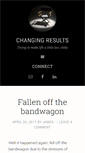 Mobile Screenshot of changingresults.com